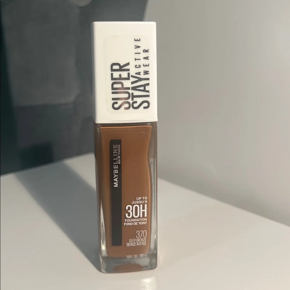 Maybelline 370 DEEP BRONZE Super Stay Full Coverage Liquid Foundation NEW Sealed